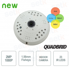 Telecamera Ibrida 4in1 "Ahd/Tvi/Cvi/Analogica" fino a 1080P Fisheye 1.56mm - Setik Telecamera Ibrida 4in1 "Ahd/Tvi/Cvi/Analogica" fino a 1080P Fisheye 1.56mm - Setik