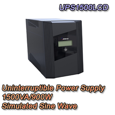 Gruppo di continuità UPS potenza 1500VA / 900W Display LCD