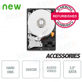 Hard Disk HD 500GB 3.5" - Rigenerato con Garanzia - Alta Qualità Hard Disk HD 500GB 3.5" - Rigenerato con Garanzia - Alta Qualità