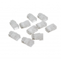 10x RJ45 PLUG connectors for CAT6 lan cables - SETIK