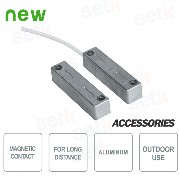 Magnetic contact with terminals - Aluminum
