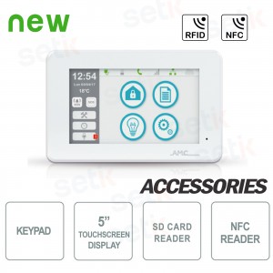 AMC Unika Touchscreen Keypad 5 inch keypad