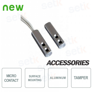 Microcontacto visible en aluminio - CSA