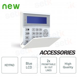BLUE Backlit LCD Keyboard - AMC