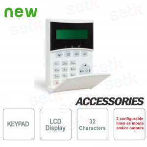 Teclado remoto con retroiluminación LCD Light Plus - AMC