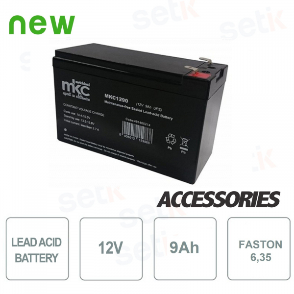 Batería de plomo ácido 12V 9.0Ah - Setik