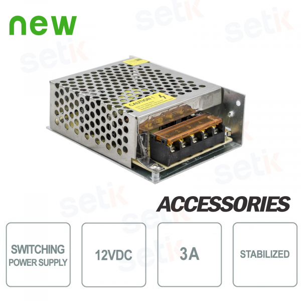 Alimentation 12V Switching 3A Stabilisée