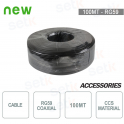 100 Meter RG59 CCS Coaxial Cable Spool - Setik