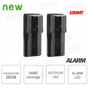 External barriers Transmitter + Receiver IP54 100 Meters - Bentel