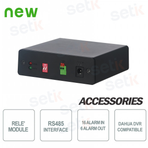 RS485 Relay Alarm Module for Dahua DVRs