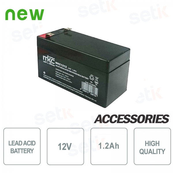 Bleibatterie 12V 1.2Ah - Setik