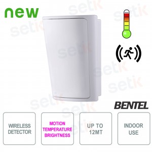Capteur PIR Bentel Wireless de Mouvement et température Pet Immune