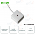 Piezoelectric sensor with CSA LED memory
