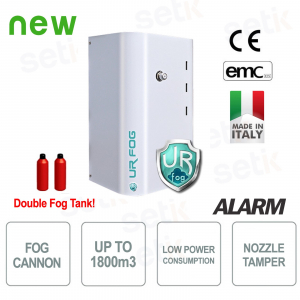 Machine à fumée antivol UR FOG FAST 03 2C PRO PLUS - 2 cylindres de 600 ml non inclus