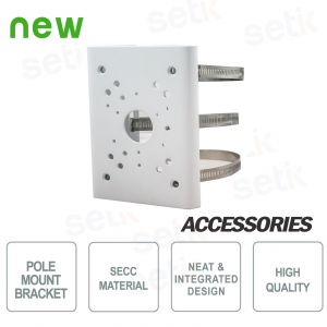 Adaptateur pour poteau - support pour caméras PTZ et bullet - DAHUA