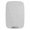 Ajax KeyPad Jeweller Bianco: Tastiera Wireless Touch con Codici Sicuri e Funzioni Antimanomissione