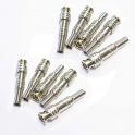 Conectores 10X BNC Conexión de tornillo interno macho - Setik