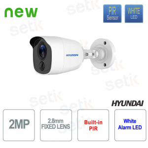HD-TVI IR-Bullet-Kamera 20 Meter EXIR 2.0 Festobjektiv 2,8 mm 3 ACHSE - HYUNDAI