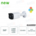 Caméra Dahua HDCVI 5 MP avec objectif 3,6 mm et portée infrarouge de 80 m – IP67
