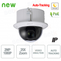 Cámara IP PoE con seguimiento automático Dahua PTZ 2MP H.265 25x Starlight