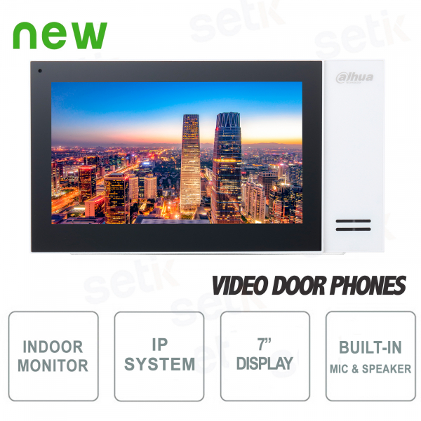 Dahua IP Innenstation Monitor SIP 7 "Touch PoE Mic