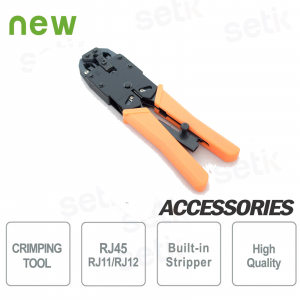 Pince à Sertir RJ45 RJ11 RJ12 Multifonction - SETIK