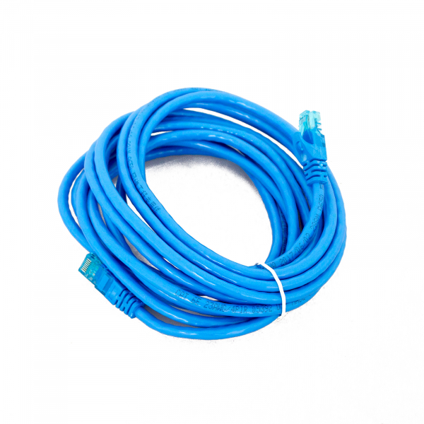 CAT6-Netzwerkkabel, 5 m, hellblau Patchkabel mit Anschlüssen