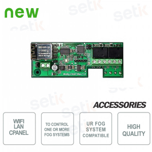 Scheda LAN Cloud WiFi per controllo nebbiogeni - UR FOG