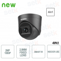 Hyundai 2 MP 4in1 Dome Camera Fixed Optic D-WDR - BLACK colora