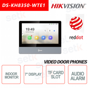 Hikvision Internal Station 7-Zoll-Display + TF-KARTEN-MicroSD-Steckplatz und Snapshot