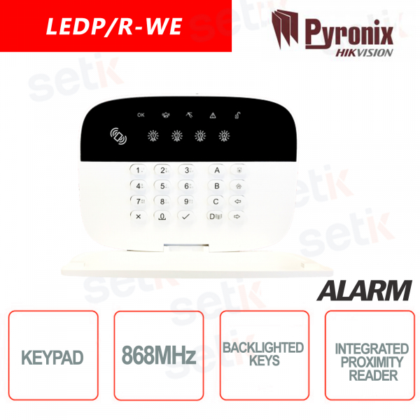 Tastiera Wireless Keypad Pyronix-Hikvision 868MHz