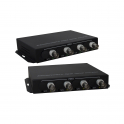 Pair of AHD/TVI/CVI signal converters to 4-channel 2.5w fiber optics - Setik