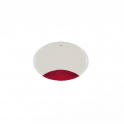Sirena autoalimentata scocca bianca lampeggiante Rosso - AMC