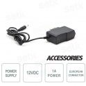 Fuente de alimentación de 12V 1A EUR para una sola cámara - CCTV CCTV