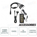 Fuente de alimentación de 12V 3A - 4 conexiones de video
