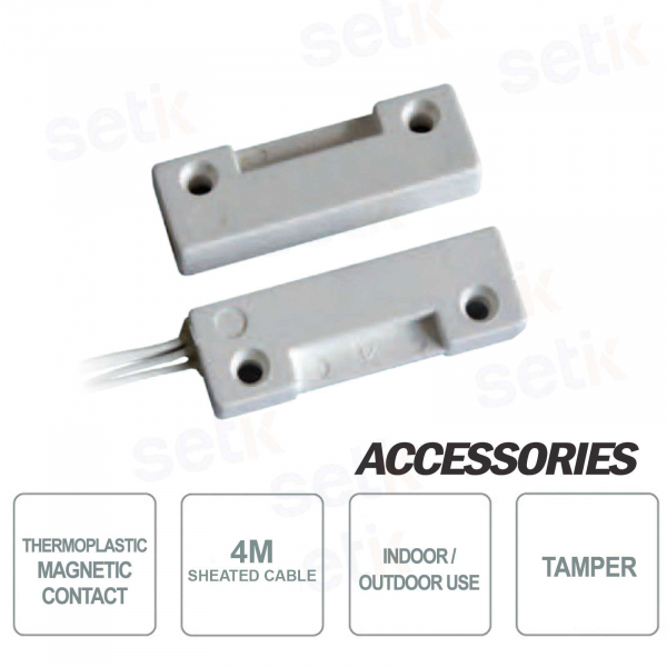 Wire Magnetic Contact in Thermoplastic 4m cable - CSA