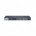Hikvision 26-Port-Switch ~ 24-Gigabit-PoE-Port ~ 1 Gigabit-SFP-Glasfaser-Port ~ 1 Gigabit-RJ45-Port-Netzwerk-Switch