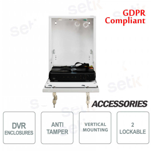 Boîte conteneur métal Pulsar DVR Tamper - Mini Vertical Blanc