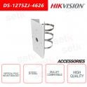 Soporte vertical Hikvision para montaje en poste - Adecuado para cámaras tipo bala - Capacidad de carga 10KG