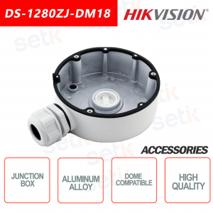 Aluminum alloy junction box for dome cameras - HIKVISION