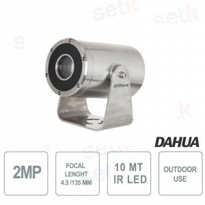 Cámara IP 2MP Bullet Anticorrosión 30x Starlight PoE - Dahua