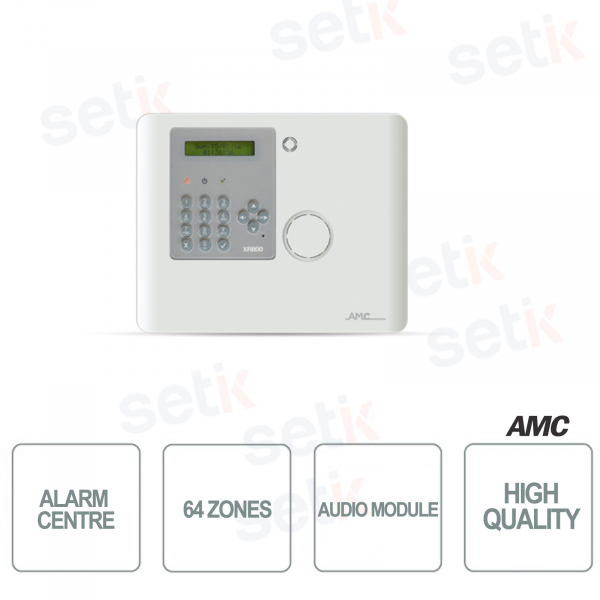 AMC 64 Zone Wireless Alarm Control Panel with Video Verification