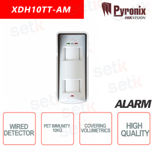 Rilevatore volumetrico Hikvision-Pyronix filare da esterno