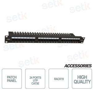 Patch Panel Pulsar 24 Anschlüsse