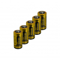 Pack de piles CR123A, 5 pièces, universelles, compatibles avec Ajax