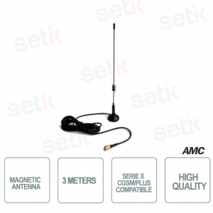 AMC antenna 3 meters for Cgsm / Plus series and x Series