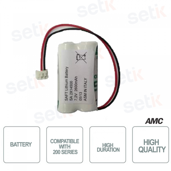 AMC Batteria al Litio per serie 200 - 2,1AH 7,2V