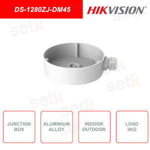 Boîte de jonction Hikvision en alliage d'aluminium
