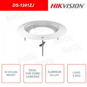 HIKVISION DS-1241ZJ ceiling mount bracket compatible with dome surveillance cameras