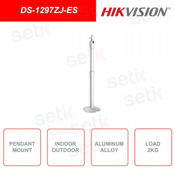 Supporto pendente a soffitto HIKVISION DS-1297ZJ-ES per telecamere di sorveglianza, allungabile